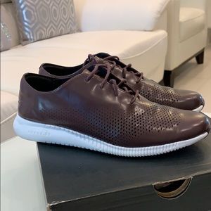 Cole Hann 2.ZeroGrand Brown Oxford Sneakers.